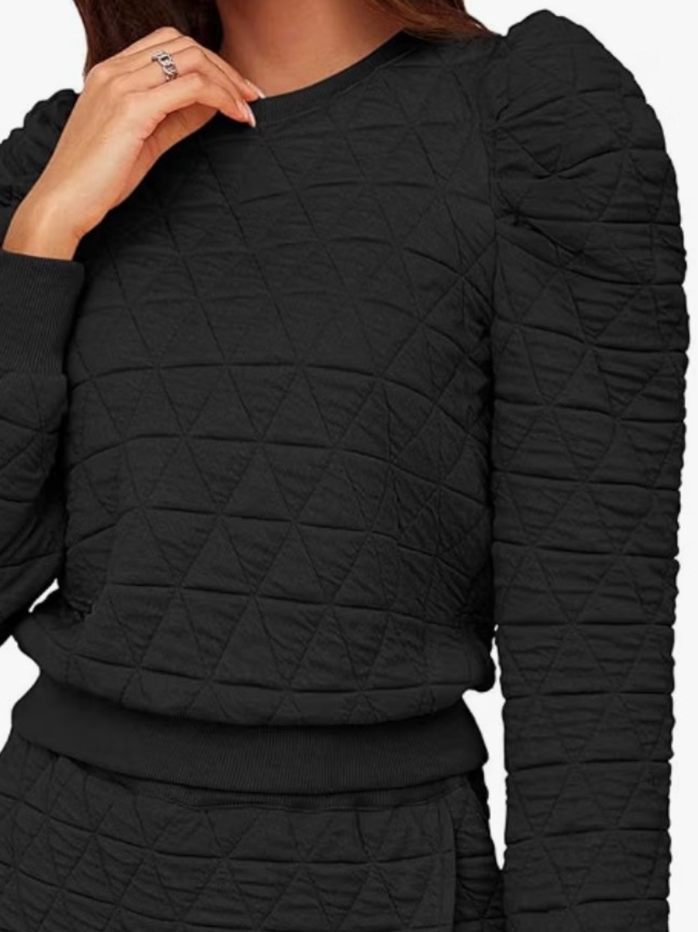 Women's Lounge Wear Long Sleeve Argyle Sweatshirts